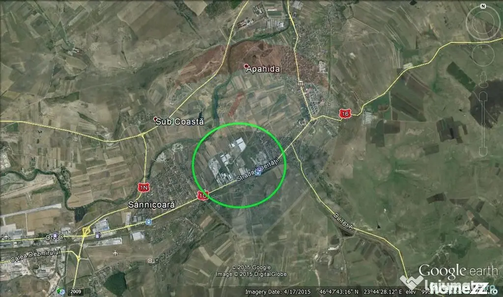 De vanzare teren industrial cu PUZ aprobat - Sannicoara (Cluj)