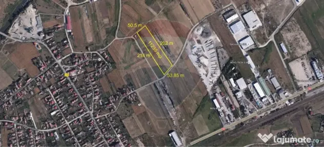 De vanzare teren industrial cu PUZ aprobat