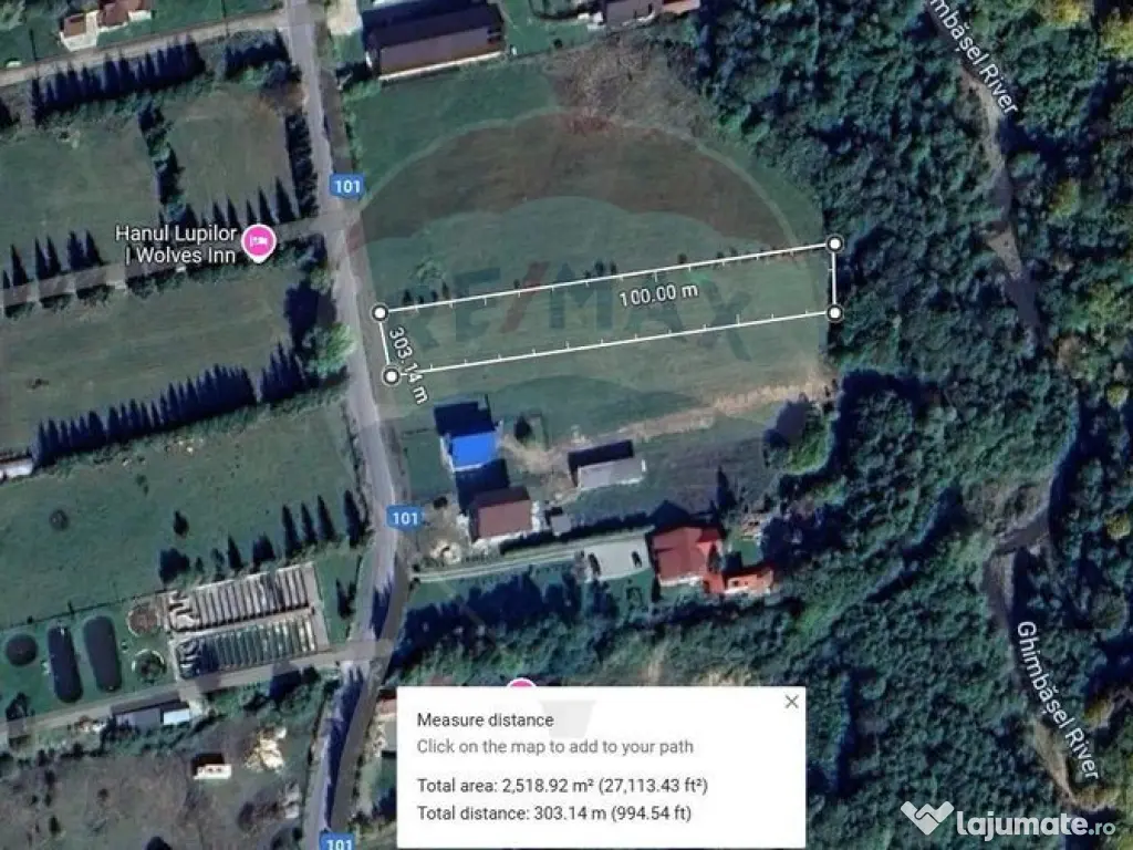 Teren extravilan, 2500 mp, Râşnov, Glăjărie