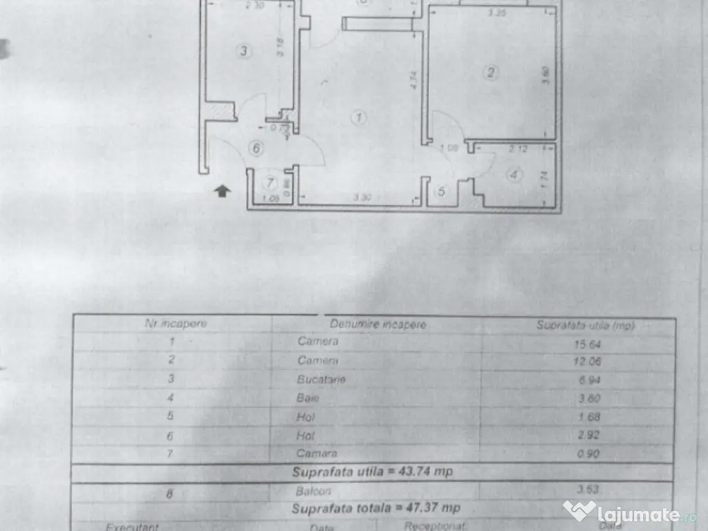 Apartament 2 camere zona City Park Mall - Tomis III