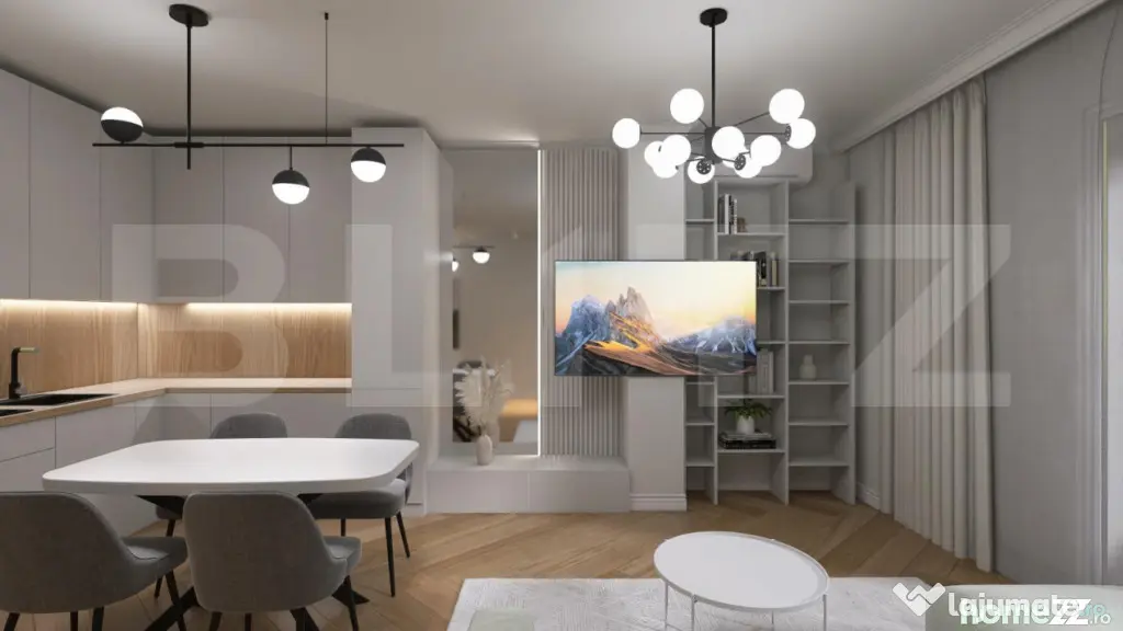 Apartament nou modern, 2 camere, centrala pe gaz si panouri - Oradea (Bihor)