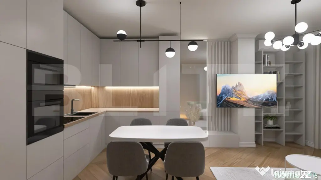 Apartament nou modern, 2 camere, centrala pe gaz si panouri - Oradea (Bihor)