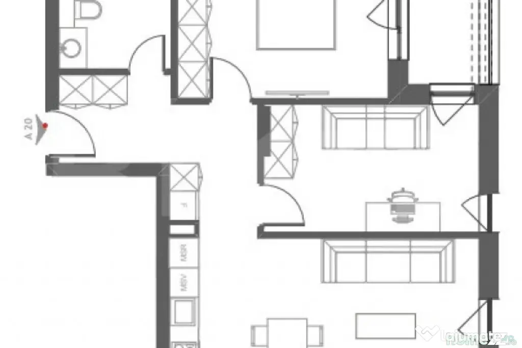 Comision 0%! Apartament 3 camere, finisat, balcon, garaj, zo - Floresti (Cluj)