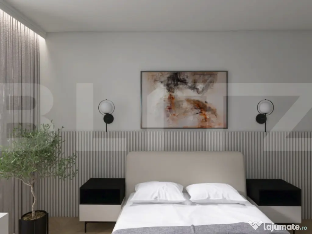 Apartament cu 3 camere in suprafat utila de 81,74 mp si balc