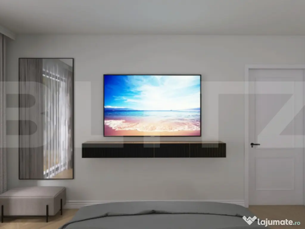 Apartament cu 3 camere in suprafat utila de 81,74 mp si balc