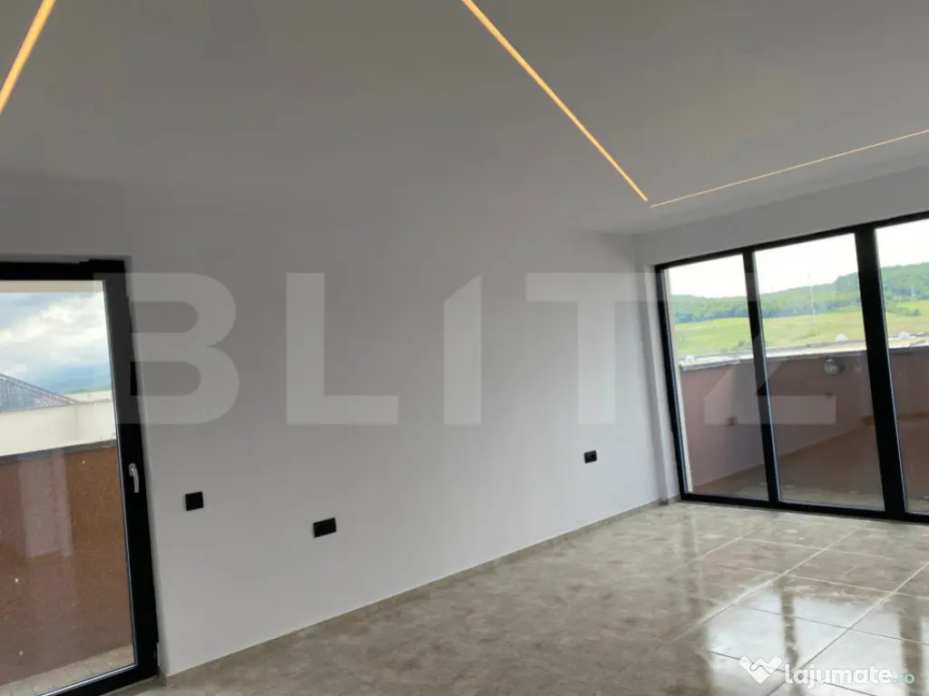 Penthouse 200 mp utili, 400 mp terasa, 2 garaje, 1 parcare,