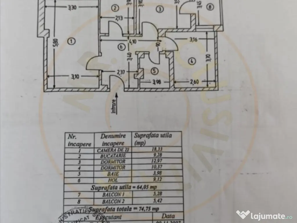 Apartament Mioveni ultracentral