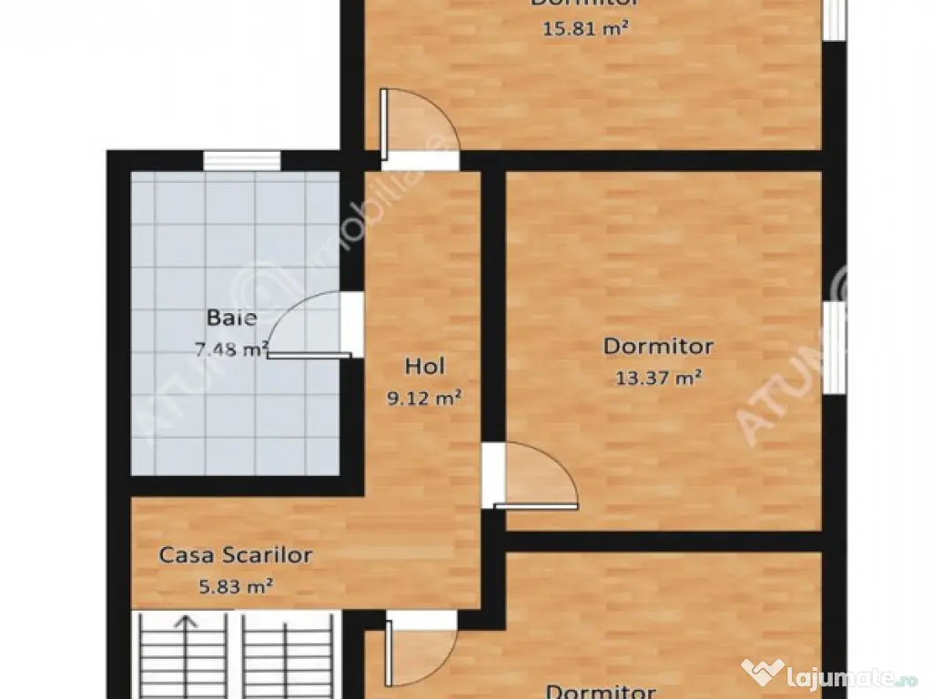 Casa 4 camere 3 bai terasa si teren 250 mp zona Octavian Gog