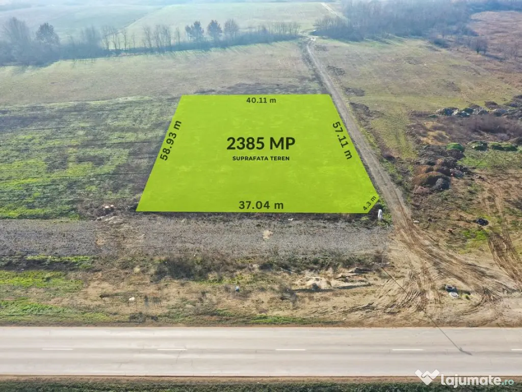 Vanzare | Teren industrial | 2385 MP | Apa Curent Canal |...