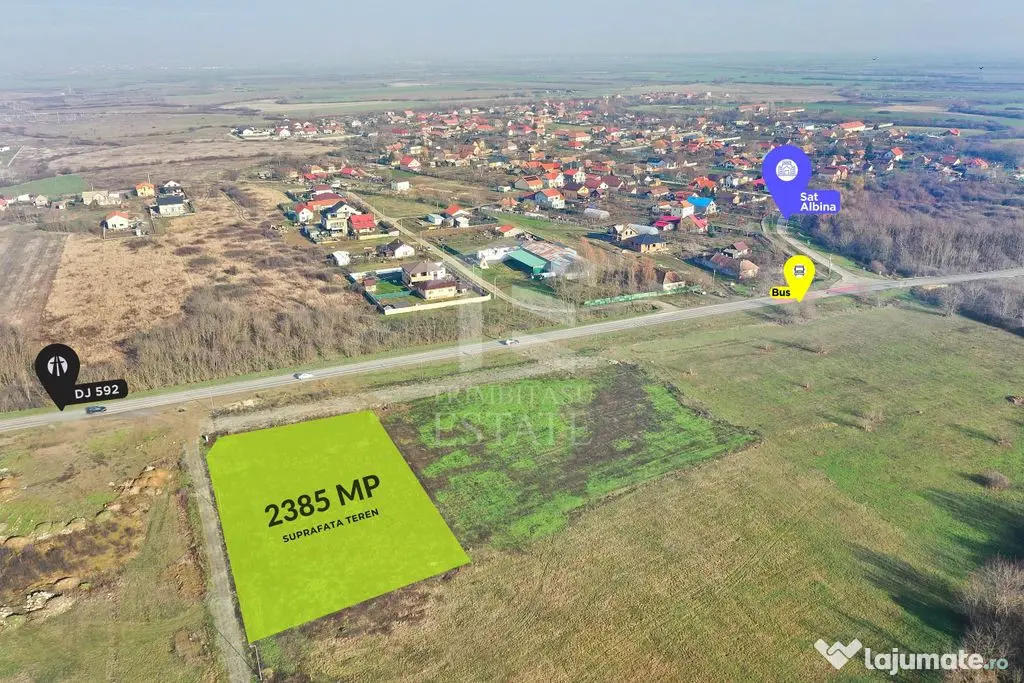 Vanzare | Teren industrial | 2385 MP | Apa Curent Canal |...