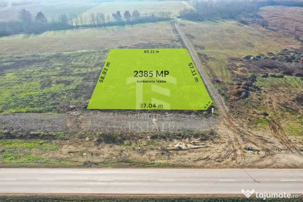 Vanzare | Teren industrial | 2385 MP | Apa Curent Canal |...