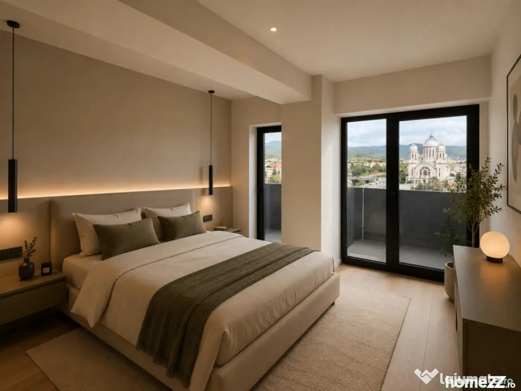 Apartament premium 3 camere | Terasă 17,8 mp | Vedere panor