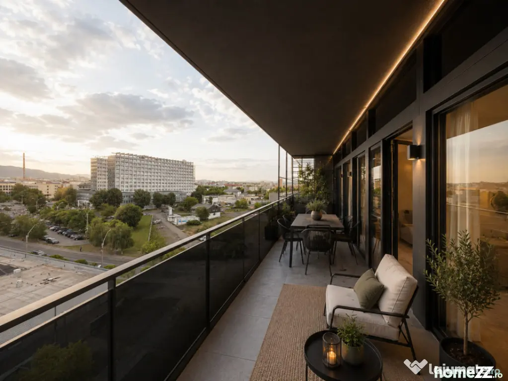 Apartament premium 3 camere | Terasă 17,8 mp | Vedere panor