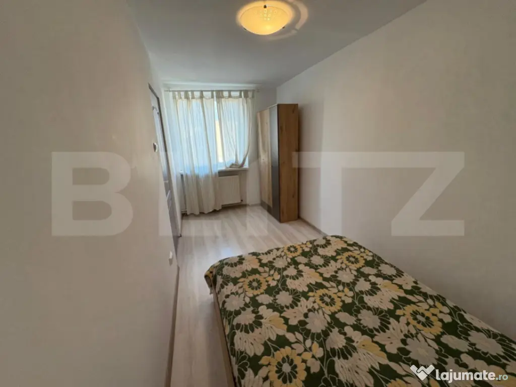 2 camere mobilat, 30 mp, centrală – gata de mutat, zonă