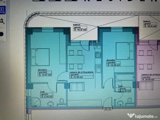 Apartamente 2 camere, 78 mp, zona Republicii