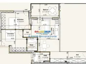 Apartament 3cam in constructie noua Pipera/Voluntari - COMIS 