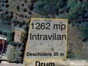 Teren 1262 m2 intravilan sau parcelat Smeura Stoenari Arges 