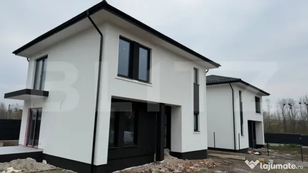 Casa moderna, materiale premium, 150 mp construiti, zona rez