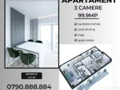 ADAMANT TOWERS, 3 camere, 3B, decomandat, CUG - Nicolina 