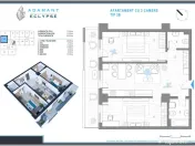 ADAMANT ECLYPSE | 3 camere openspace | 3B ~ 85mp, CUG-BRD – Iasi 