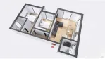 Apartament 3 camere, 71 mp, decomandat, zona 22 Decembrie 19