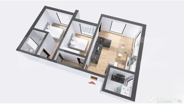 Apartament 3 camere, 71 mp, decomandat, zona 22 Decembrie 19 - Zalau (Salaj)