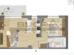 Apartament 2 camere, 54mp, balcon, garaj, zona C. Coposu