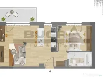 Apartament 2 camere, 54mp, balcon, garaj, zona C. Coposu