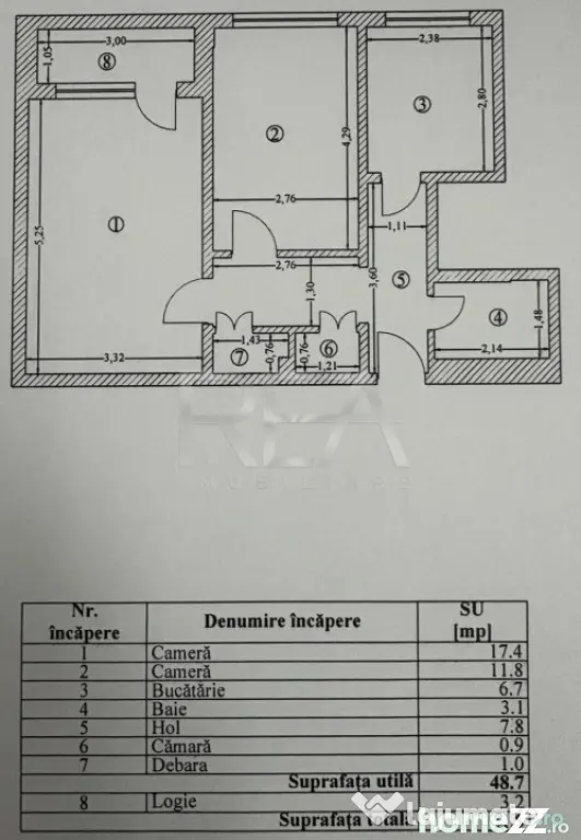 2 camere Titan decomandat, an 1972, reabilitat - Bucuresti (Bucuresti-Ilfov)