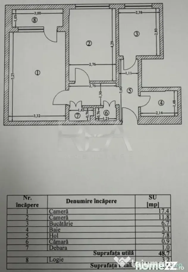 2 camere Titan decomandat, an 1972, reabilitat - Bucuresti (Bucuresti-Ilfov)