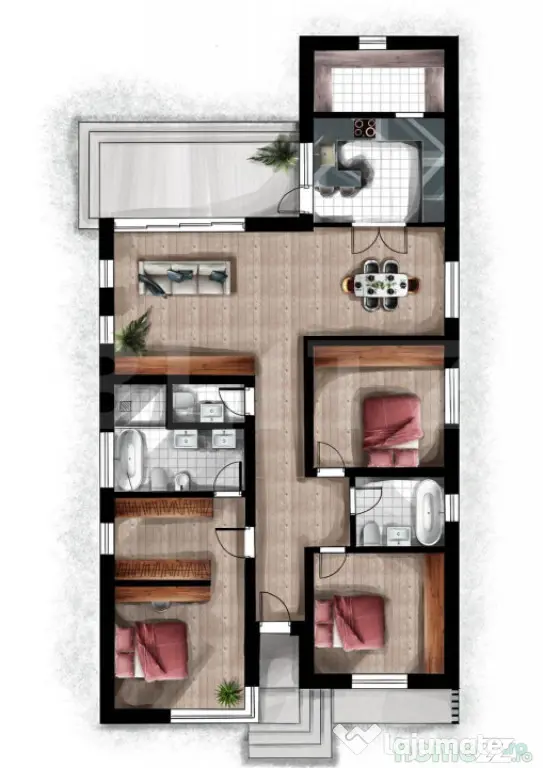Exclusivitate! Casa individuala, 164 mp, 800 mp teren, in Mi - Mihai Viteazu (Cluj)