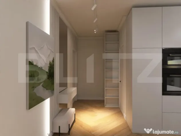 Apartament nou modern, 2 camere, centrala pe gaz si panouri