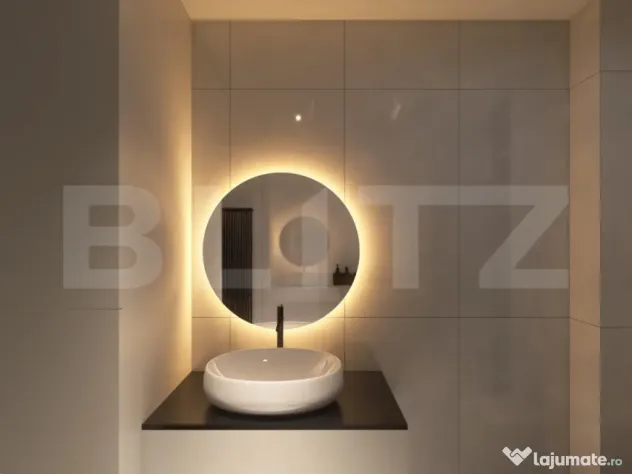 Apartament nou modern, 2 camere, centrala pe gaz si panouri