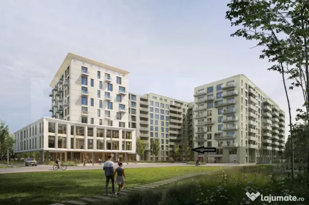 Apartament cu 3 camere, 2 bai, 72 mp, finisat modern, ERA By