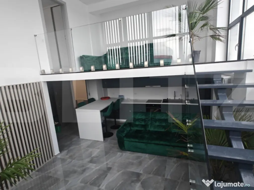 Apartament modern tip loft în Cordău – design contempora