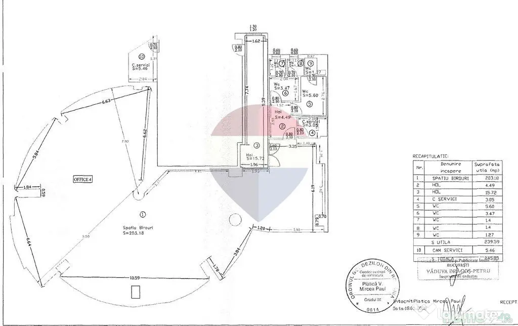 Birouri clasa A | Lumină naturală și vedere spre Parcu...