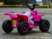 ATV electric pentru copii, Kinderauto BBH-029 35W 6V cu telecomanda #pink 
