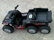 ATV electric pentru copii Kinderauto HL699 6x6, 4x 45W, 12V 14AH Black 