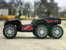 ATV electric pentru copii Kinderauto HL699 6x6, 4x 45W, 12V 14AH Black