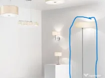 Lampadar WOODY SP4, 143163, crem, IP20, Ideal Lux