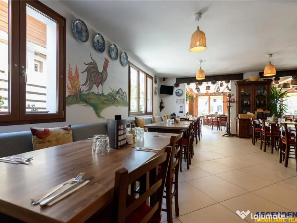 Langa Castelul Bran: Pensiune restaurant transfer afacer