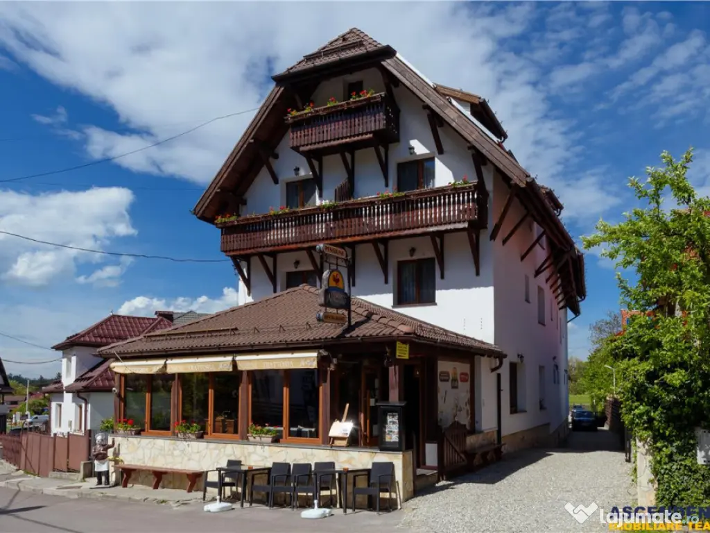 Langa Castelul Bran: Pensiune restaurant transfer afacer