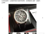 Ceas Citizen Eco-Drive Limited Edition (1.416 / 2.500) Radio-Controlled Chronograph 