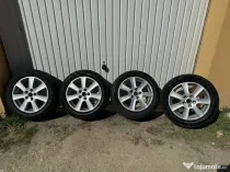 4 Jante + Cauciucuri vara VW Passat, VW Jetta, Skoda, Octavia