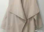 Scurta din stofa bej-piersica