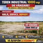 Teren industrial 1000 mp de vânzare – Șagului, lângă S