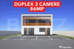 Duplex P+1E, 86 mp utili+ 13mp terasa, 250 mp teren, Mosnita