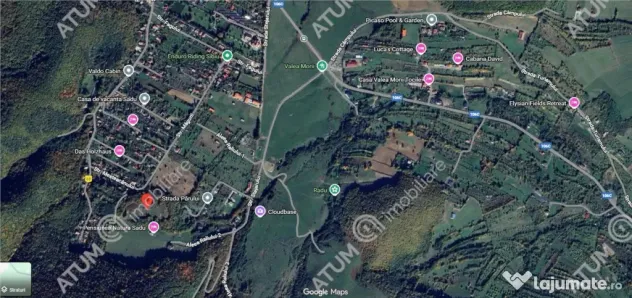 Teren intravilan 1100 mp in Tocile pretabil casa sau investi