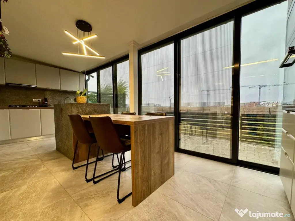 COSMOPOLIS - Apartament 3 camere mobilat si utilat, parter