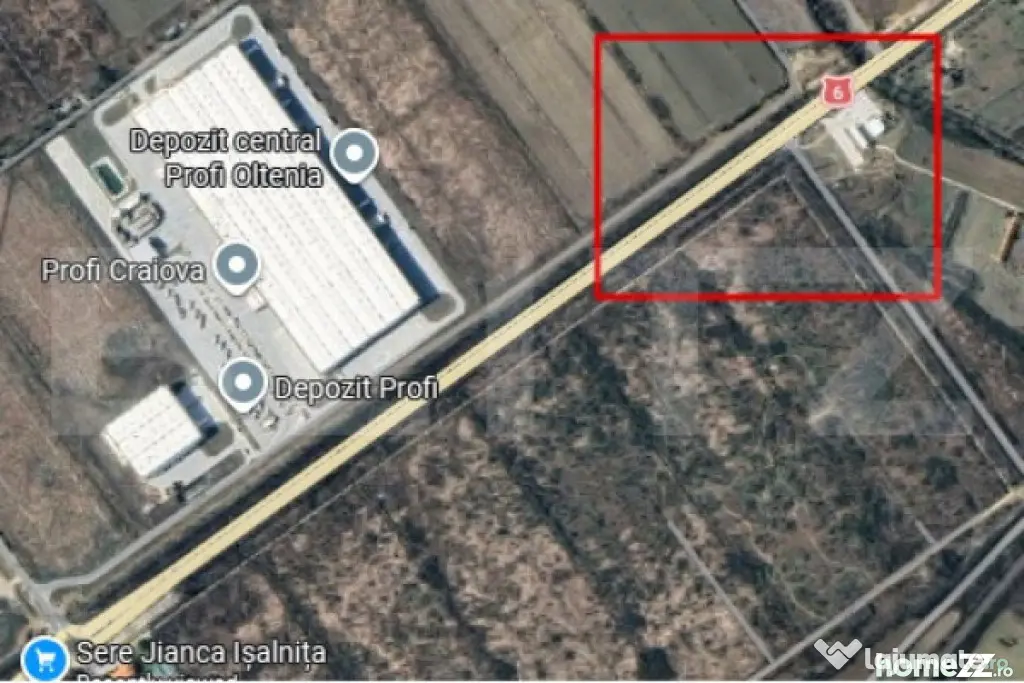Teren intravilan 12.500 mp, zona Profi Logistic Isalnita - Isalnita (Dolj)